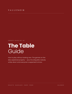 The Table Guide — How to Play Without Looking New